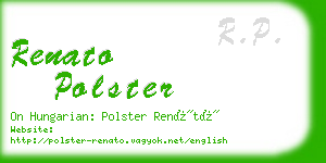 renato polster business card